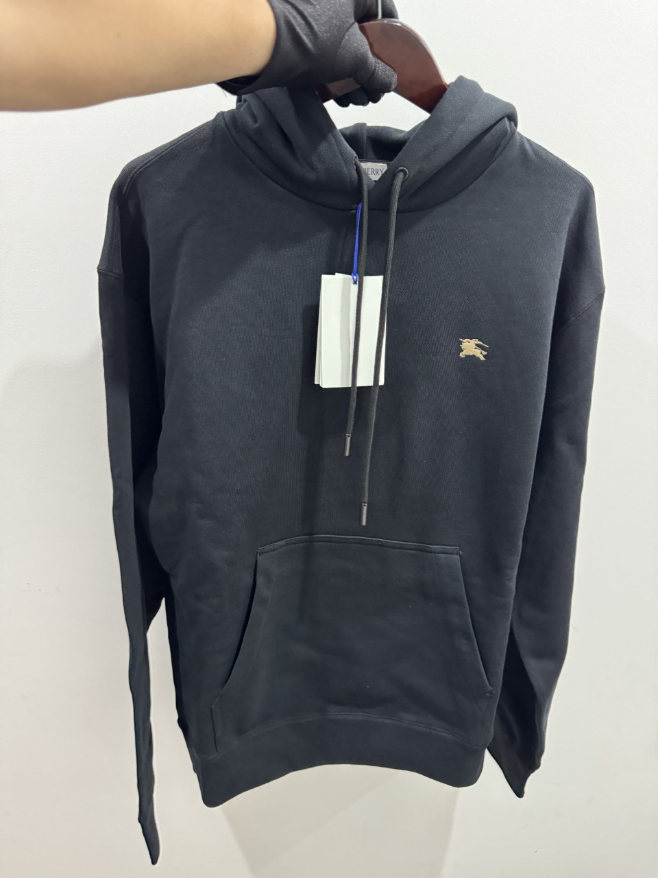 [버버리] FW25 후드 티셔츠 8110938BLACK 5698443 XS S M L XL XXL #vvip공장