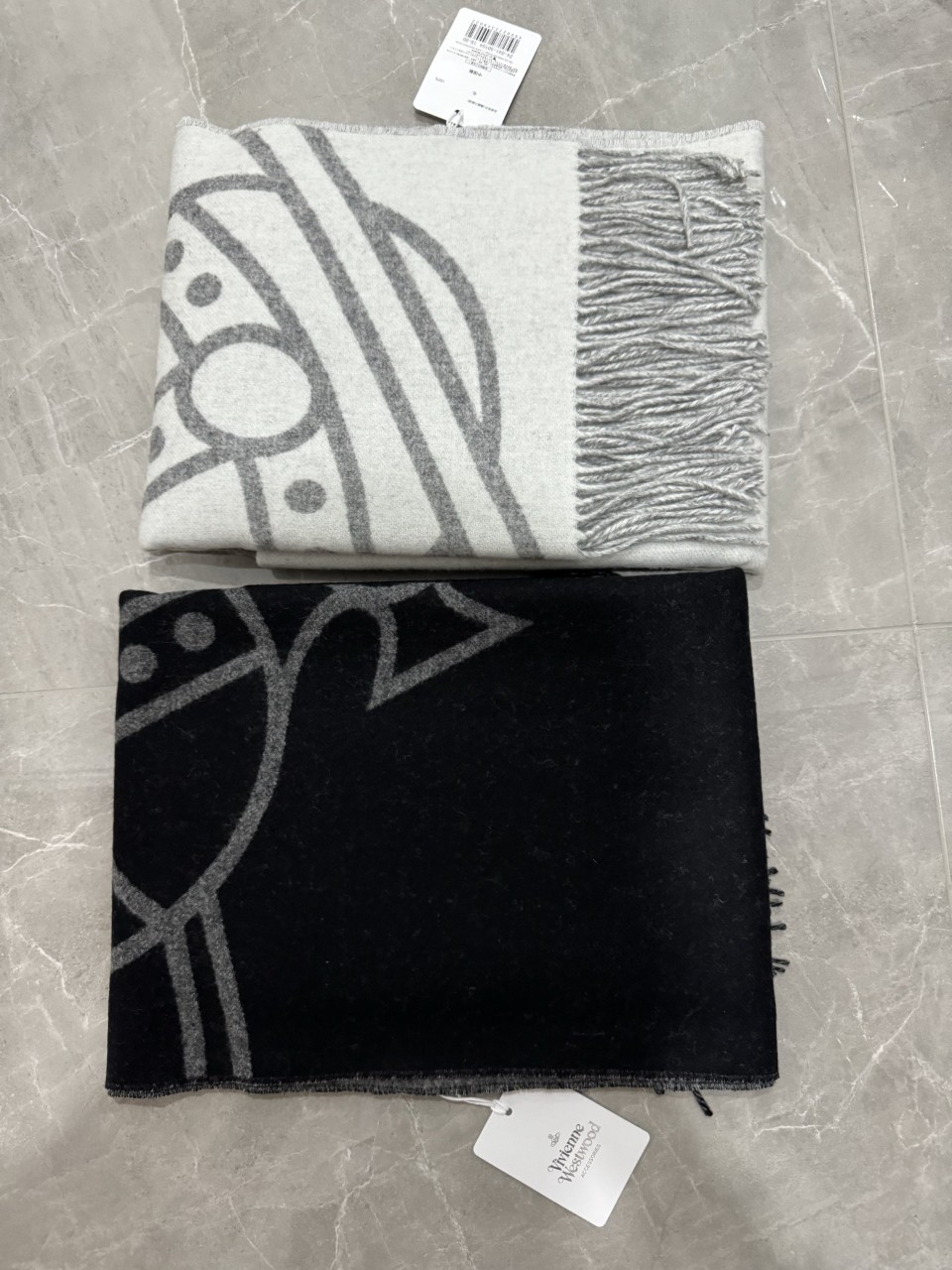 비비안 웨스트우드 리버시블 울 스카프 머플러 #vvip공장