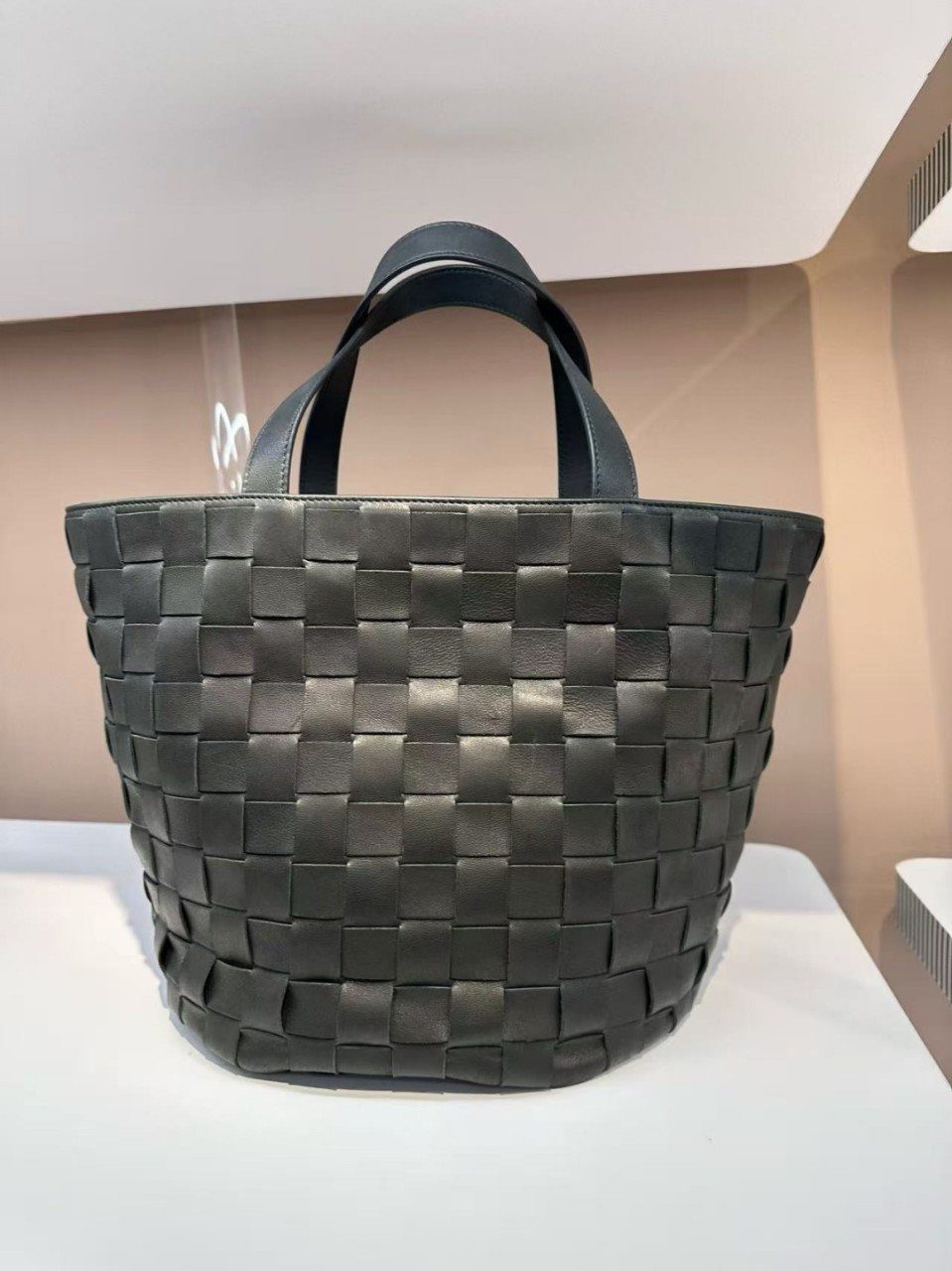 더로우 Sisal 레더 토트 백 P01088316