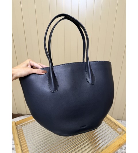 더로우 지오메트릭 튜블러 핸들 토트 백 W1856 L72 BDWS