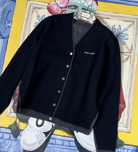 미우미우 실크 캐시미어 가디건 MMF918 15RK F0G55 S OOO 36 38 40 #터비에빵