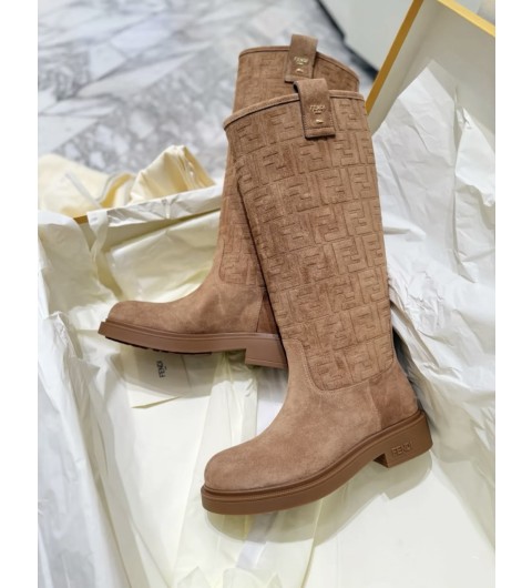 펜디 FENDI 필로 스웨이드 튜브 부츠 8W8574AY9P FOXFY 35~40 #폭스샵