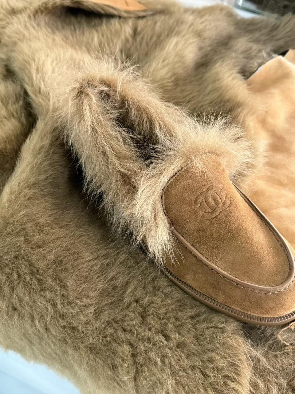 샤넬 코코 네쥬 컬렉션 스웨이드 시어링 로퍼 G46534 35~40