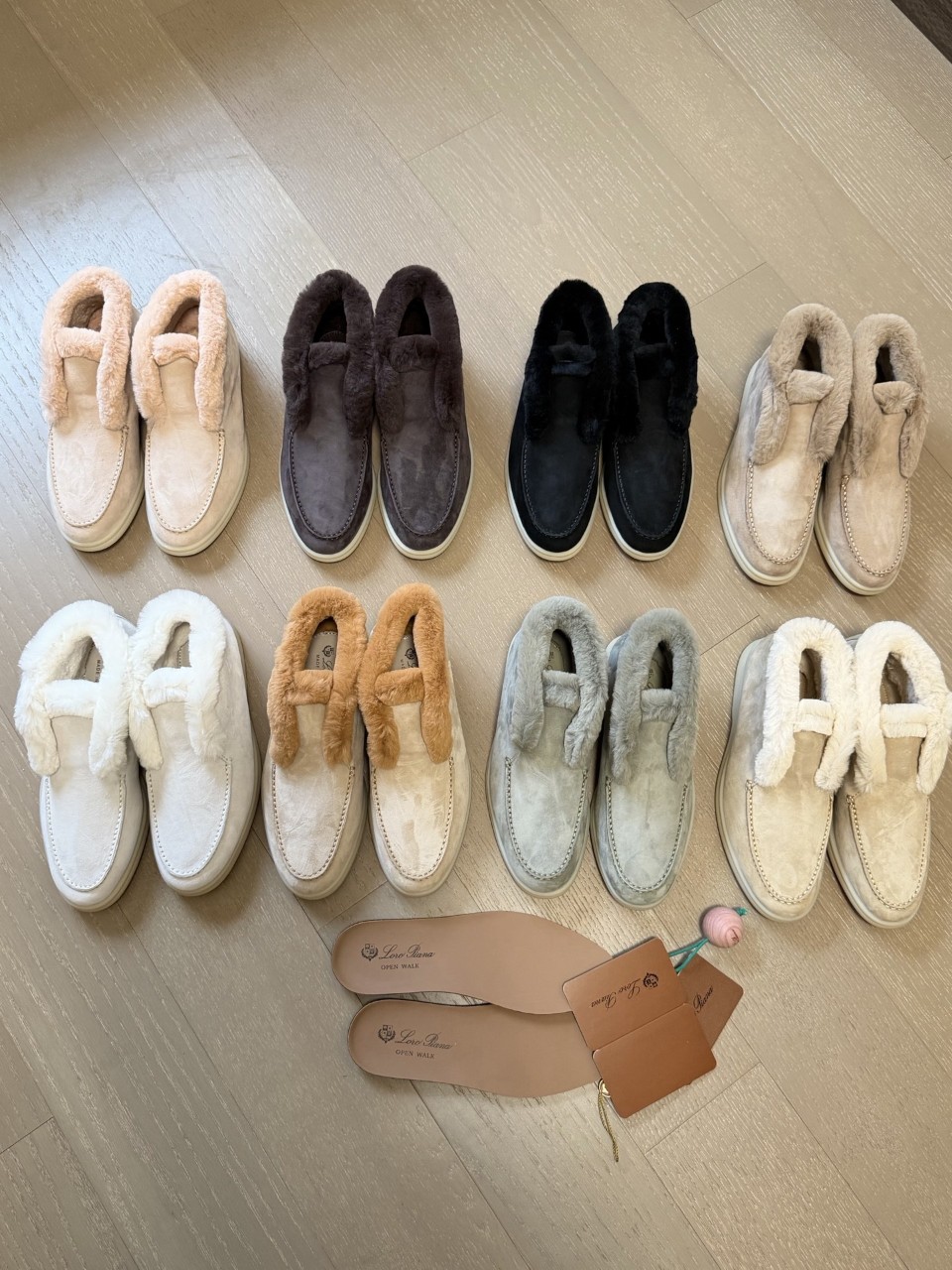 로로피아나 오픈워크 스웨이드 퍼 CHUKKA 부츠 FAG3602 S10001185 35~42