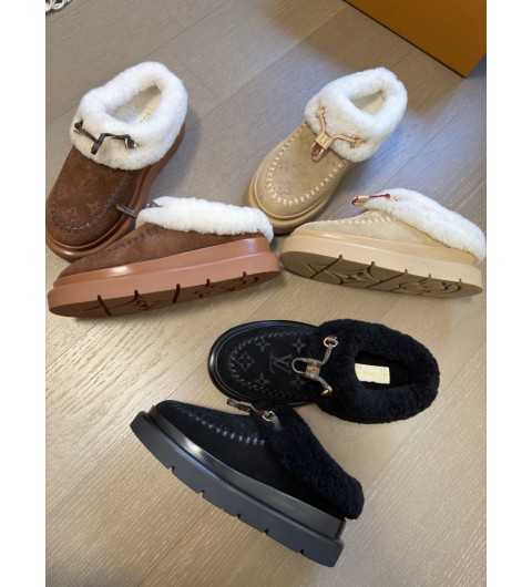 루이비통 코르티나 클로즈드 뮬 슬리퍼 베이지 여성 1AITI6 35~40