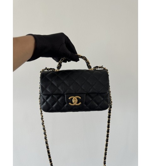 샤넬 25B 클래식 뉴미니 탑핸들 플랩백 20*12*6cm #vvip공장