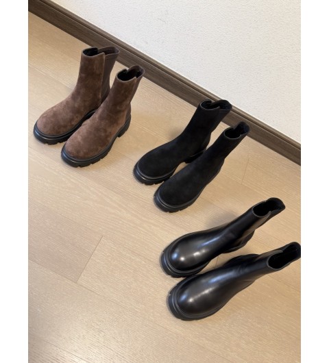 스튜어트 와이츠먼 (Stuart Weitzman) 브라운 스웨이드 플랫폼 앵클부츠 35~40