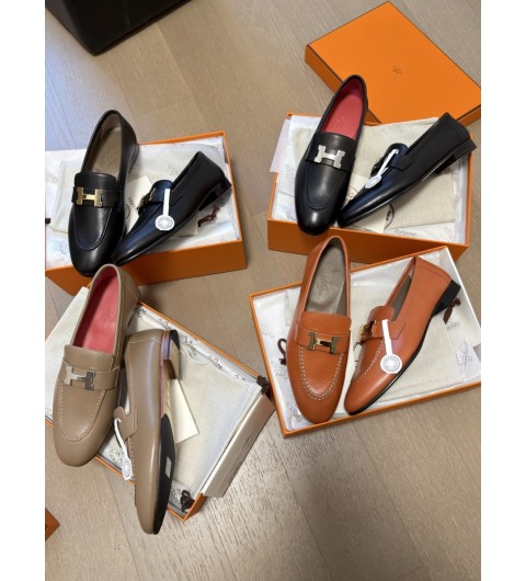 에르메스 파리 레더 로퍼 4컬러 35 36 36.5 37 37.5 38 39