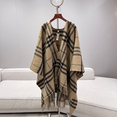 버버리 BURBERRY 체크 울 캐시미어 케이프 180*140cm 코튼울 54% + 캐시미어 46%