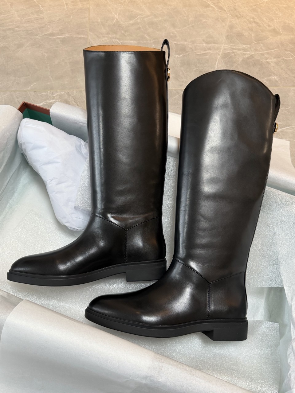 25 FW 로로피아나 Kilda 레더 니하이 부츠 TP545251352 35~40