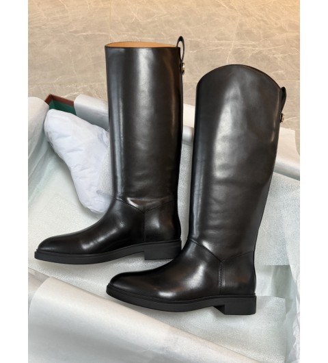 25 FW 로로피아나 Kilda 레더 니하이 부츠 TP545251352 35~40