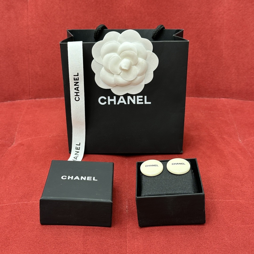 샤넬 CHANEL 빈티지 버튼 리폼 귀걸이 이어링 #폭스샵