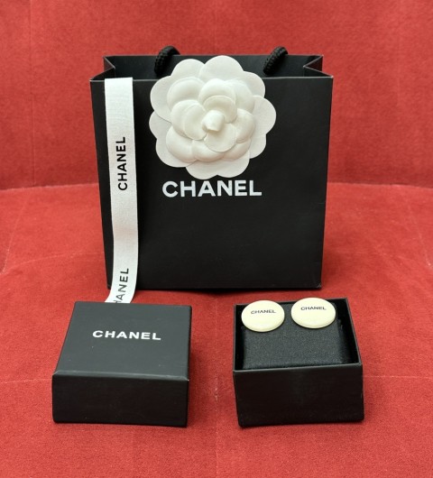 샤넬 CHANEL 빈티지 버튼 리폼 귀걸이 이어링 #폭스샵