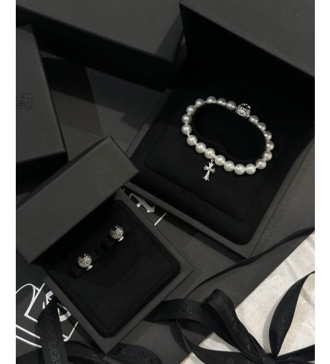 크롬하츠 x 미키모토 진주 비즈 팔찌 #폭스샵