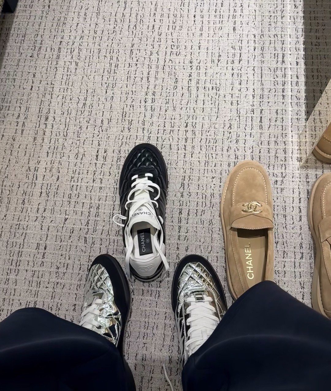 샤넬 CHANEL 퀼팅 스니커즈 G45839 (3컬러) 35~40