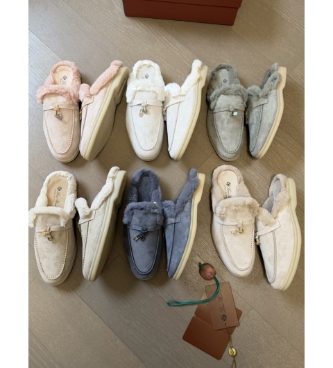 로로피아나 Loro Piana 참스 워크 바부슈 퍼 블로퍼 로퍼 뮬 6색상 FAM5320 35~42