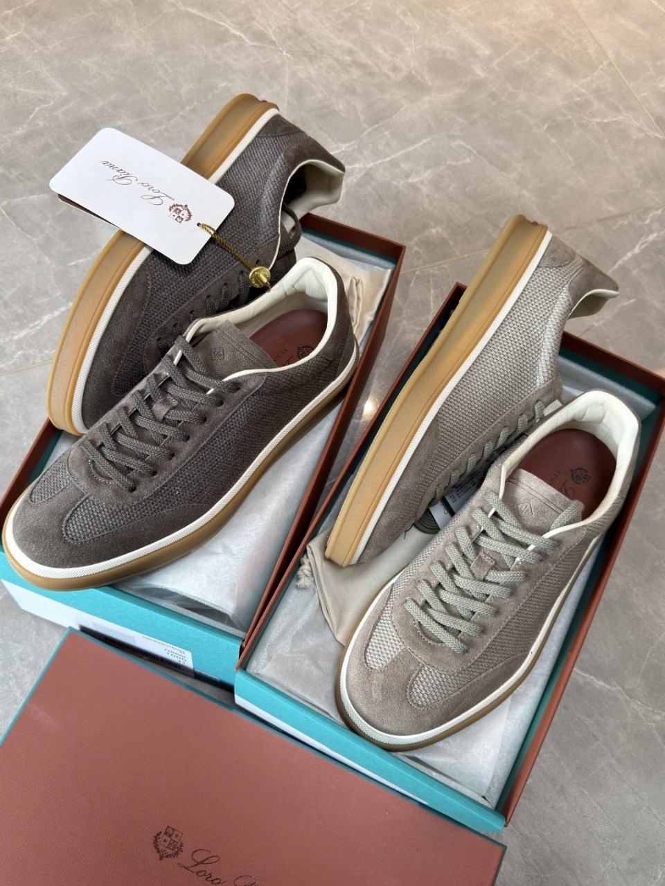 로로피아나 Loro Piana 테니스 워크 스니커즈 35~41