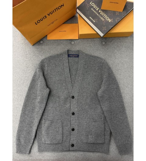 루이비통 1AIK11 엠브로이더드 시그니처 캐시미어 가디건 S M L XL