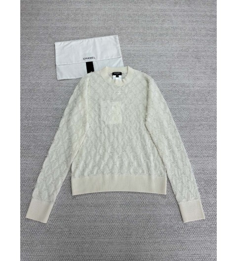 샤넬 CHANEL 캐시미어 니트 스웨터 36 38 40 #타지아