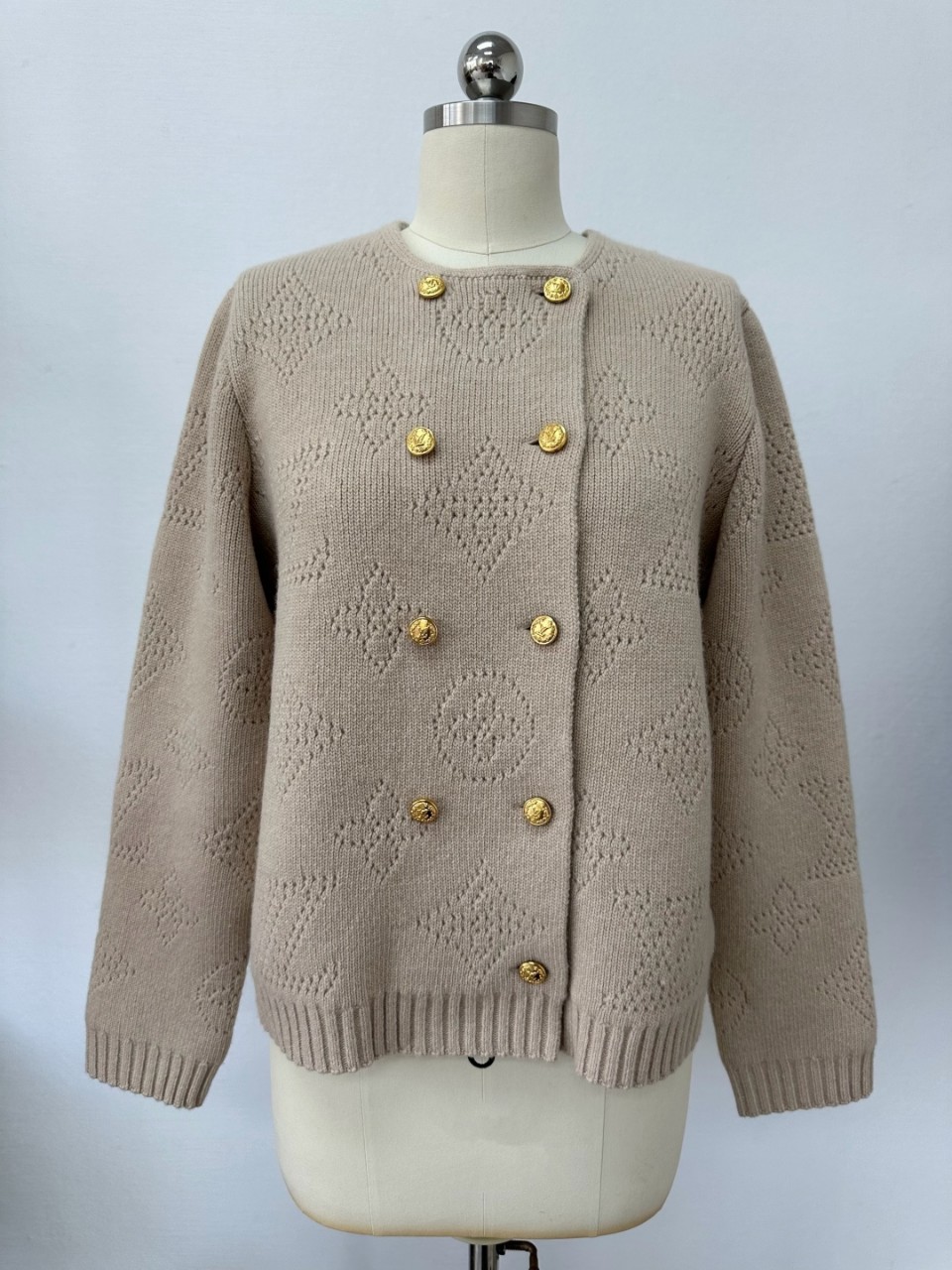 루이비통 더블 브레스티드 마히나 니트 가디건 1AHYZM S M L #타지아