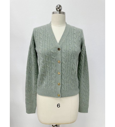 로로피아나 Loro Piana 베이비 캐시 라이트 트레치아 카디건 가디건 스웨터 36 38 30 #타지아