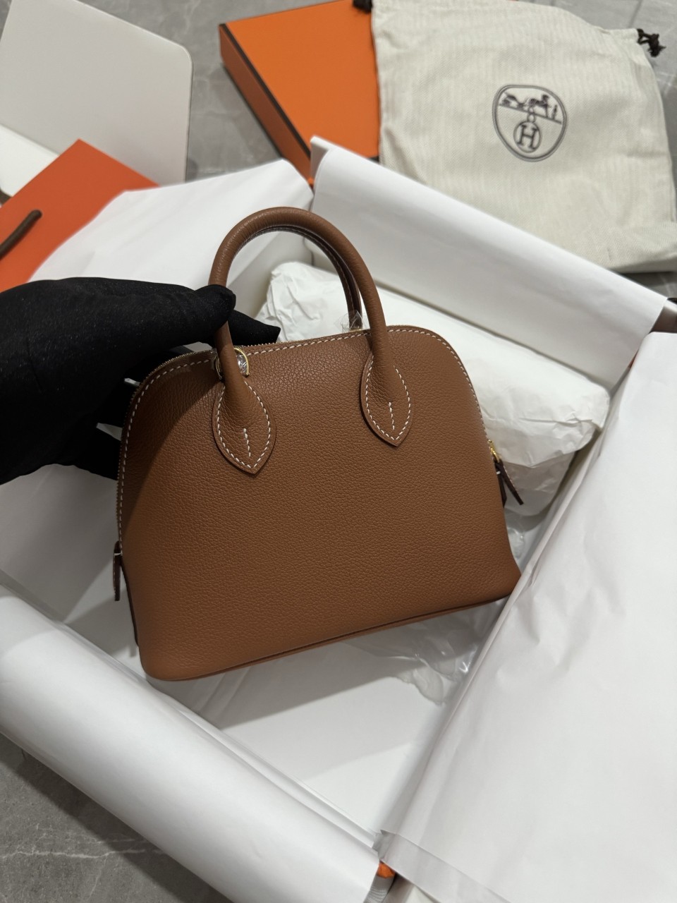 에르메스 볼리드 1923 미니백 고트스킨 골드 #vvip공장