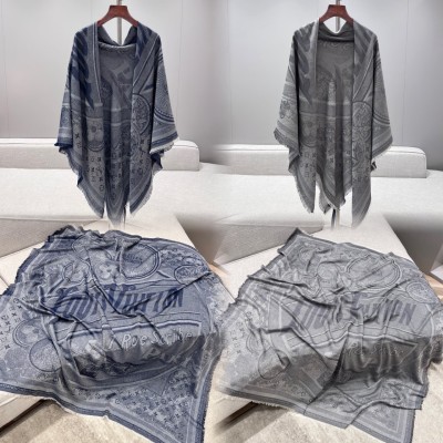 루이비통 숄 마르 멜베 유즈 블루 마린 M94891 140*140cm 코튼울 100%