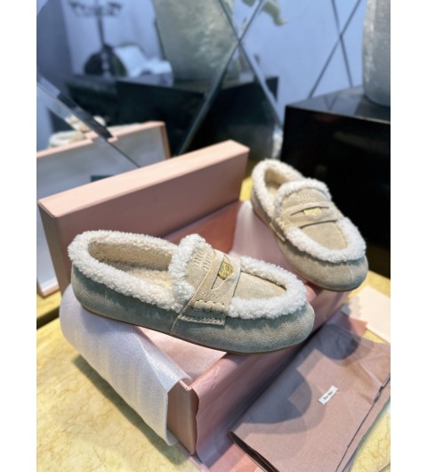 미우미우 MIU MIU 스웨이드 로퍼 5D273E 35~40 #해피샵