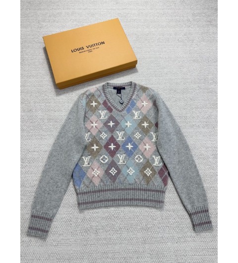 루이비통 3D 시그니처 아가일 풀오버 1AIQE2 S M L #타지아