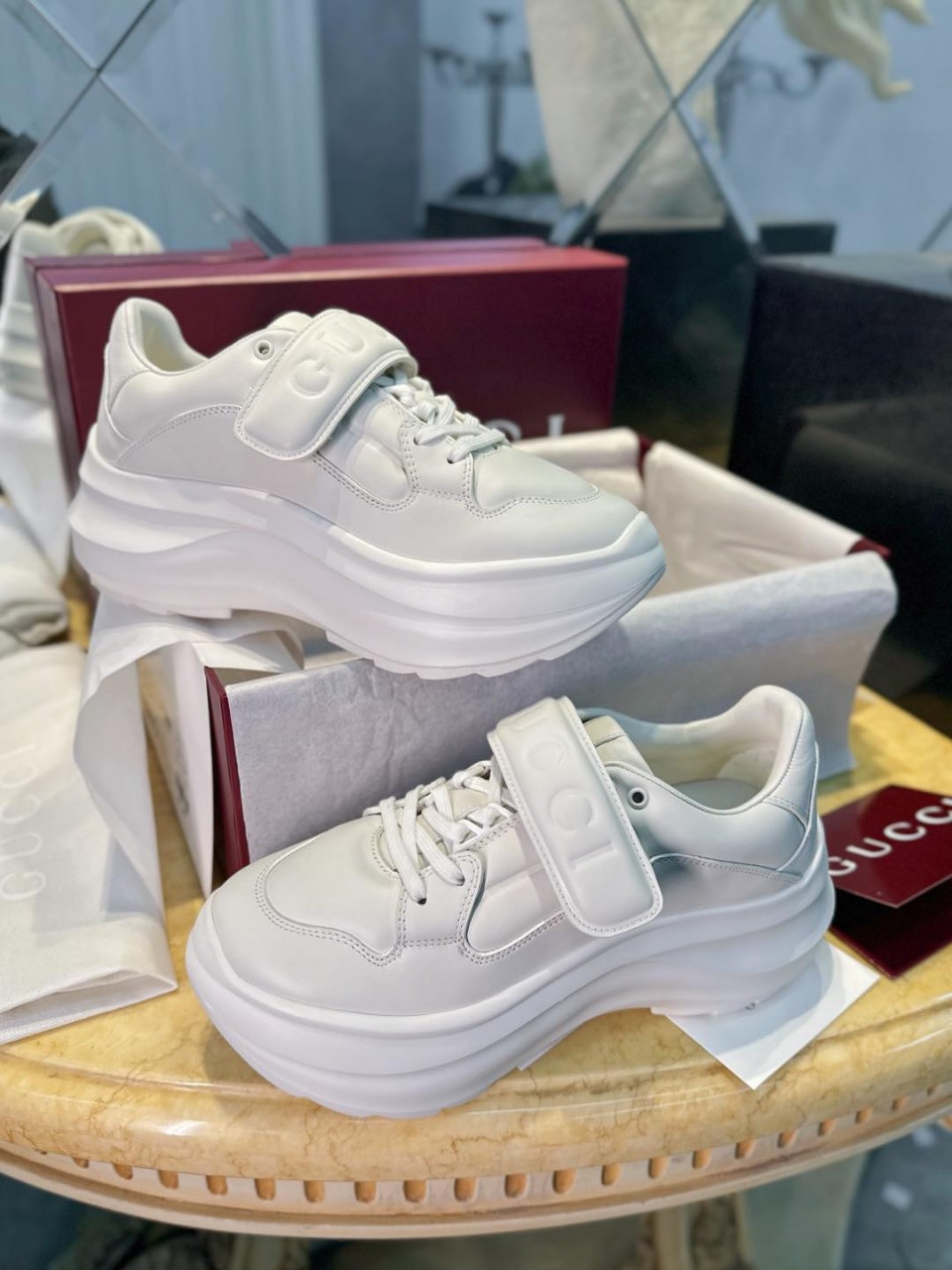 구찌 웨이브 플랫폼 여성 스니커즈 805708 35~40 #해피샵