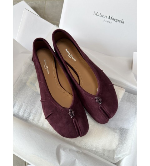 메종 마르지엘라 보우 장식 타비 발레 플랫 S58WZ0127P8572 35 36 36.5 37 37.5 38 39 40