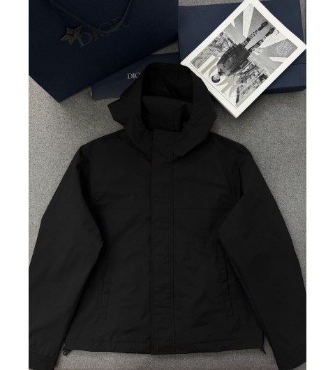 디올 남자 블랙 후드 재킷 자켓 바람막이 D493C424D6500 50 52 54 56