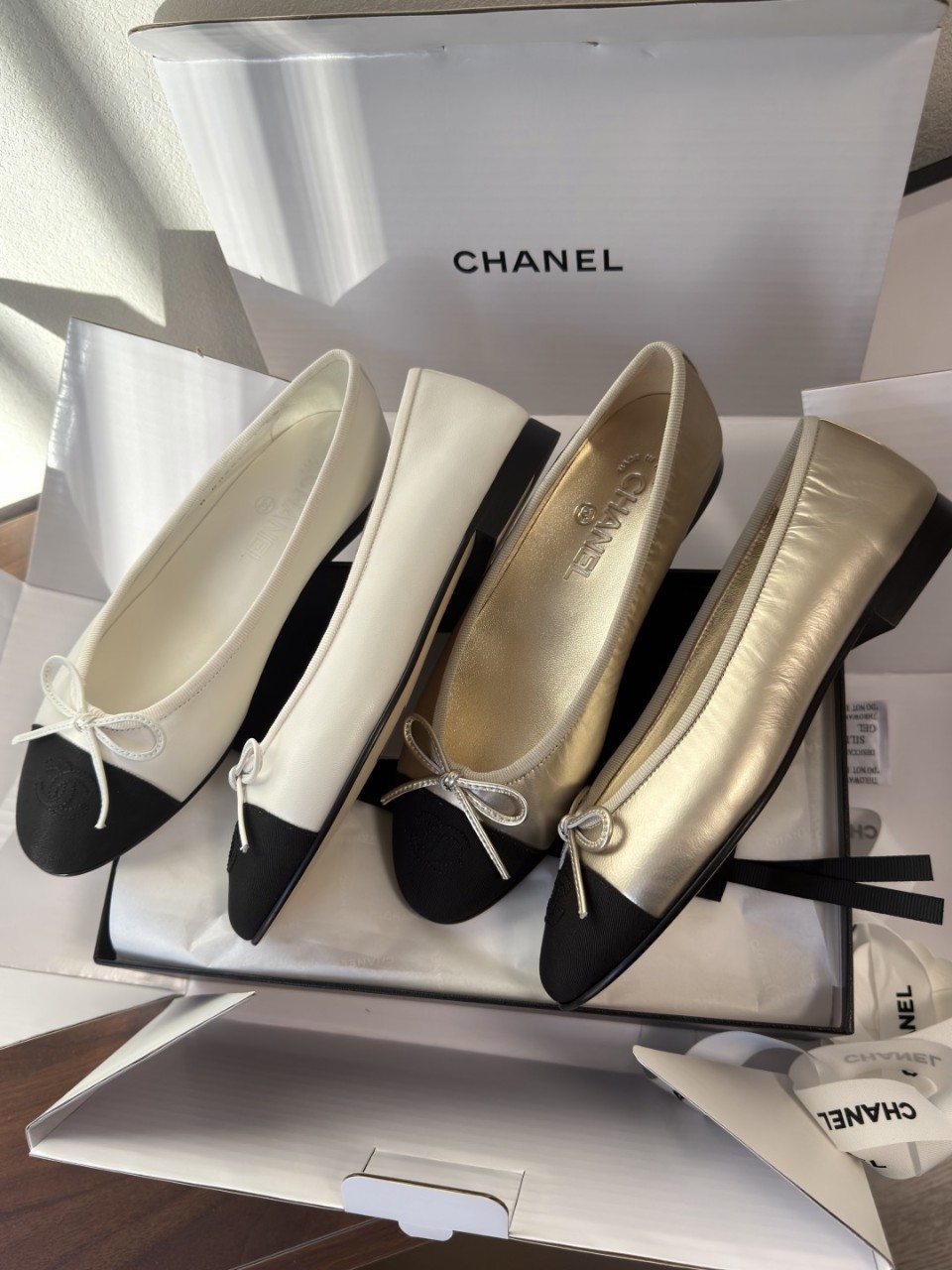 샤넬 발레리나 플랫슈즈 CHANEL G02819 35~40