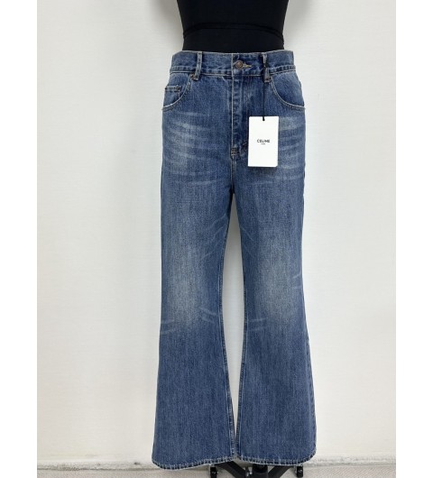 셀린느 마르코 진 다크 유니언 워시 데님 부츠컷 진 청바지 26 27 28 #타지아