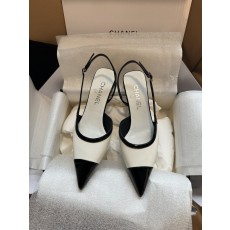 샤넬 24C 스틸레토 투톤 슬링백 G45376 35~39