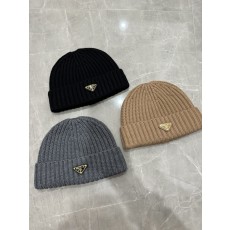 프라다 트라이앵글 로고 울 비니 니트 모자 1HC390_2DZL_F0002 S M #vvip공장