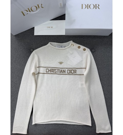 니트 스웨터 에크루 골드 614S94B0549_X1998 38 40 42