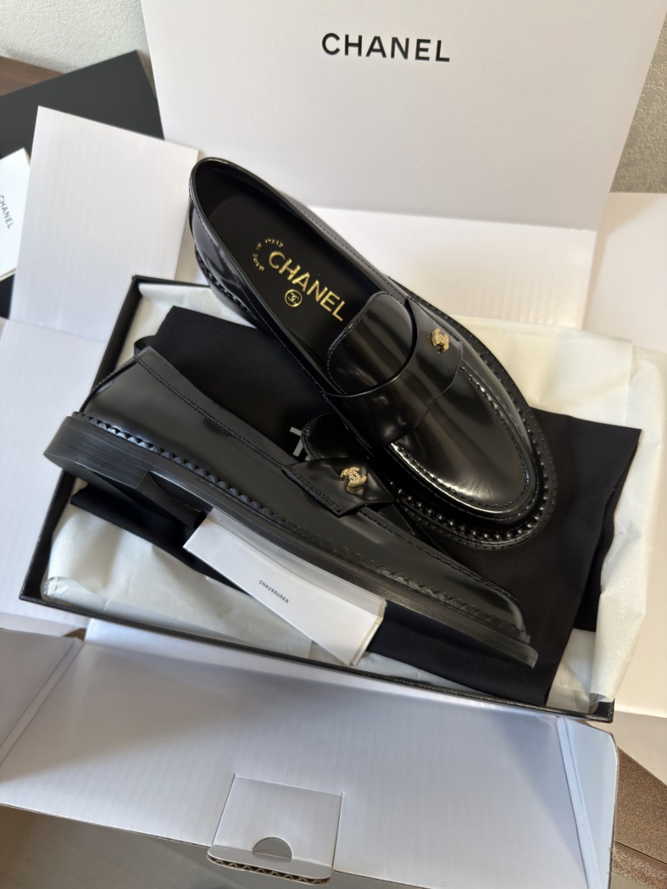 샤넬 CC로고 모카신 로퍼 G46995 35~40