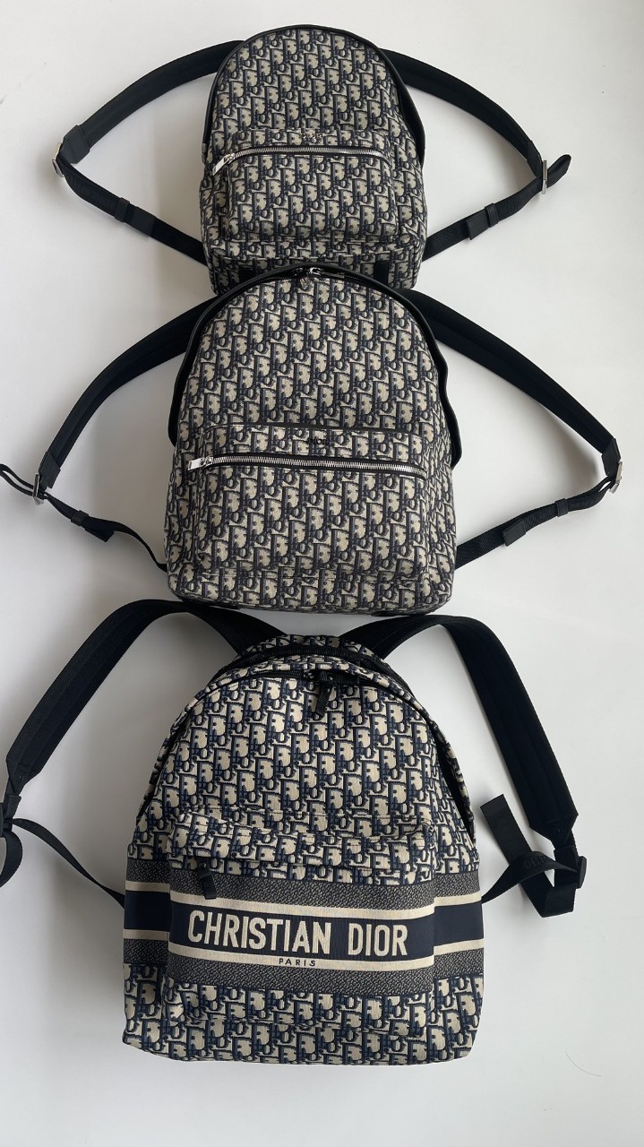 디올 Dior Oblique 자카드 디올 라이더 백팩 30*42*15cm