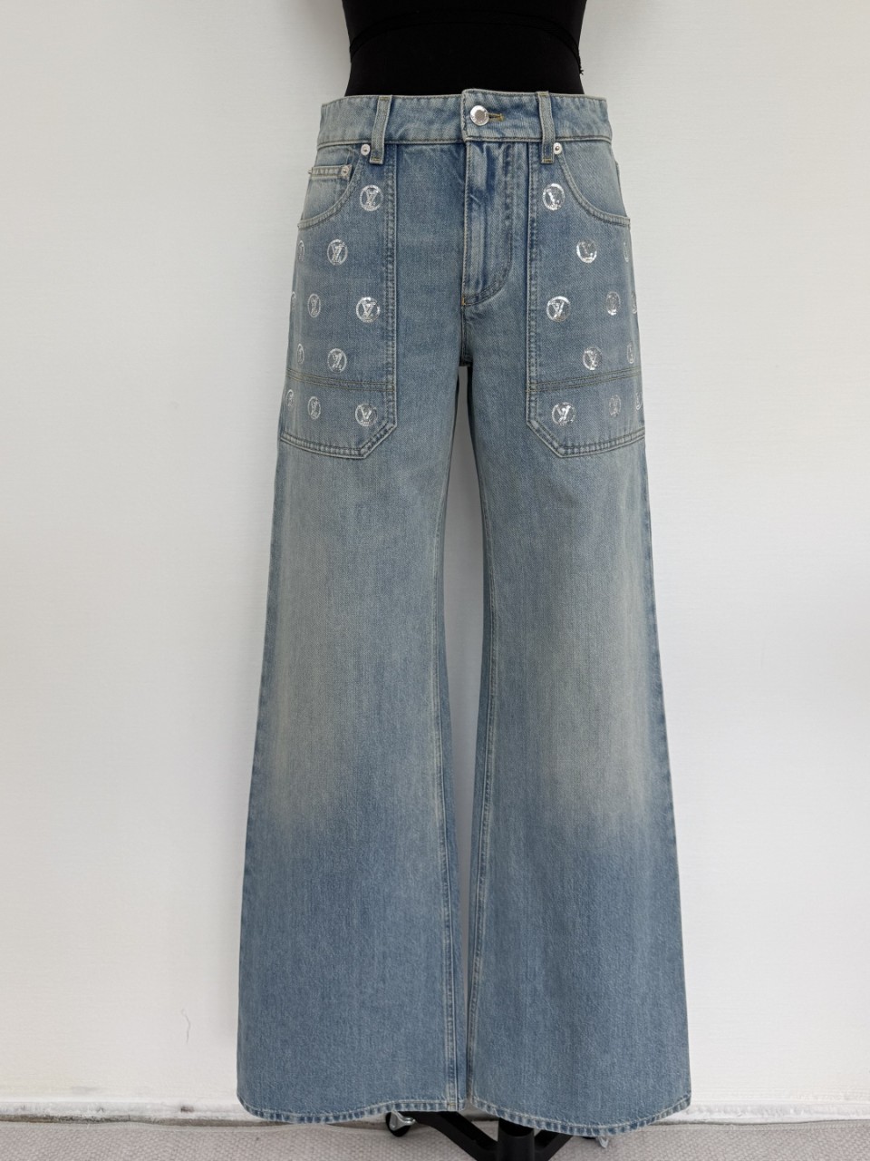 루이비통 LOUIS VUITTON LV 데님 팬츠 청바지 1AIPPR 36 38 40 #타지아