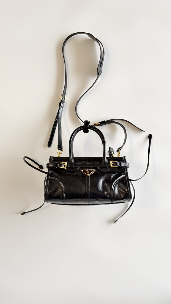프라다 1BA486 보니 레더 미니 핸드백 23.5*11*9cm
