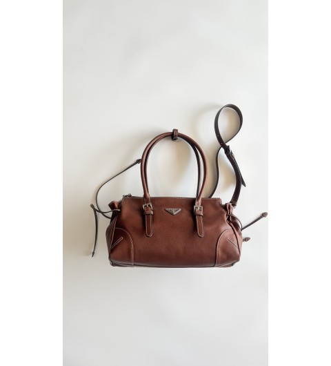 프라다 1BG628 보니 레더 미디움 핸드백 32*20*10cm