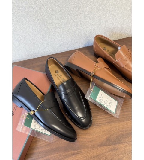 로로피아나 Loro Pian 세르지오 워크 레더 페니 로퍼 35~40