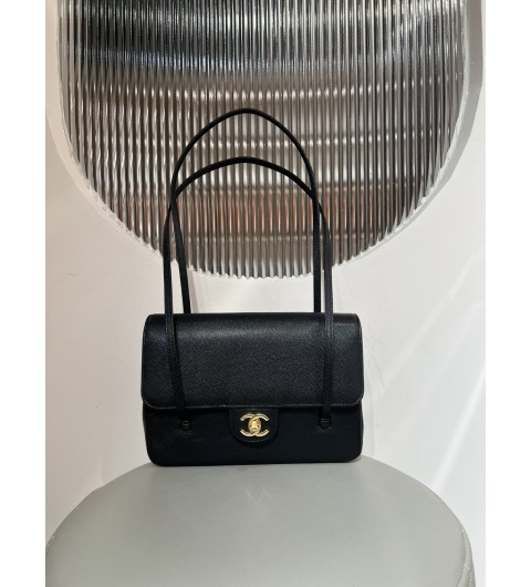 샤넬 26SS 26P 프레피코코 스몰 가죽 스트랩 CC 플랩백 캐비어 AS6130 15x22x7cm #지존샵